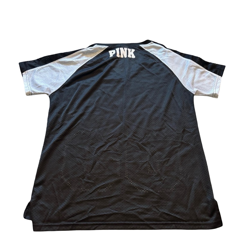 Victoria's Secret PINK Georgia Bulldogs UGA Mesh Football Jersey Black Large - Picture 6 of 9